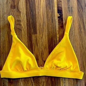 Bright Yellow Bikini top